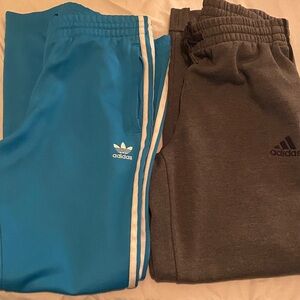Adidas men Pants - Blue and Gray